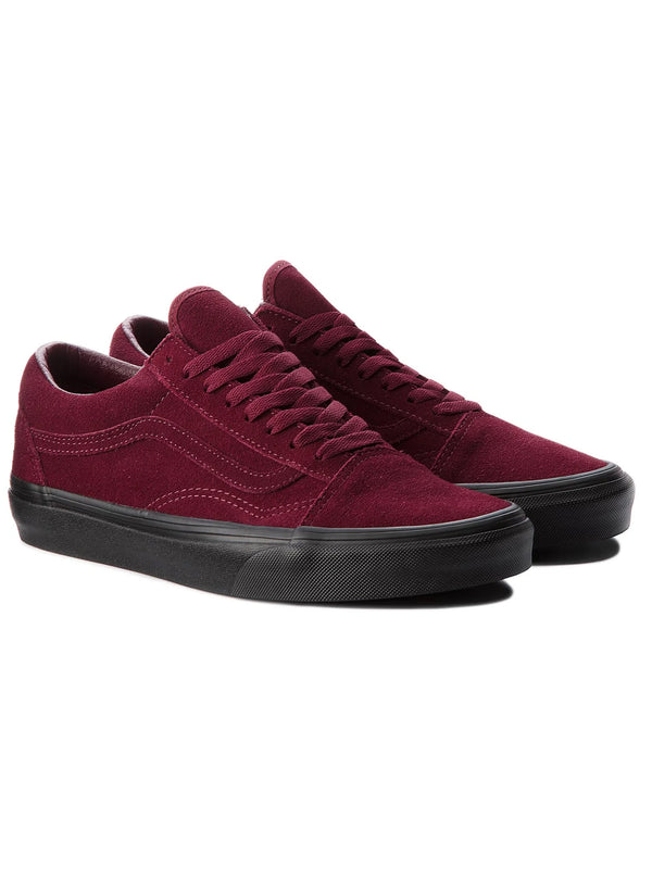 Кецове от естествена кожа Vans Old Skool, бордо, 36