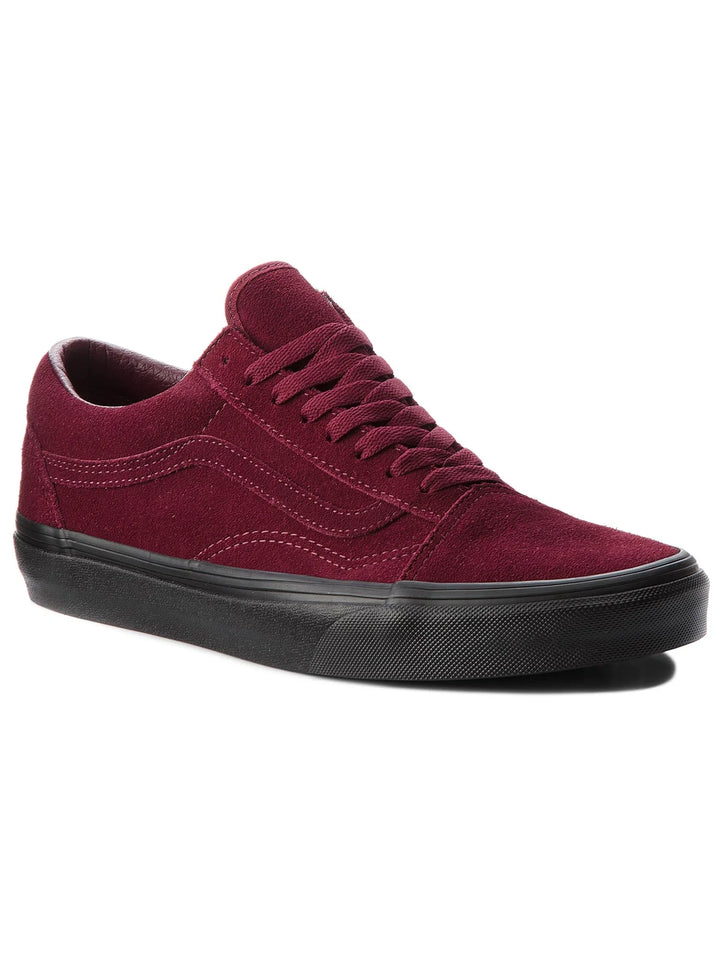 Кецове от естествена кожа Vans Old Skool, бордо, 36