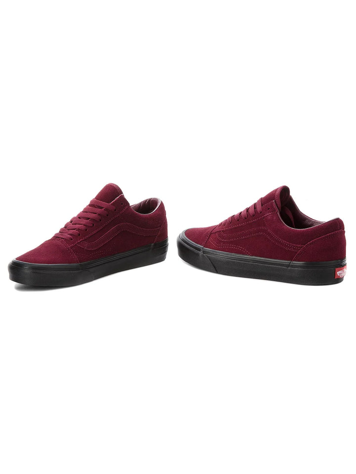 Кецове от естествена кожа Vans Old Skool, бордо, 36